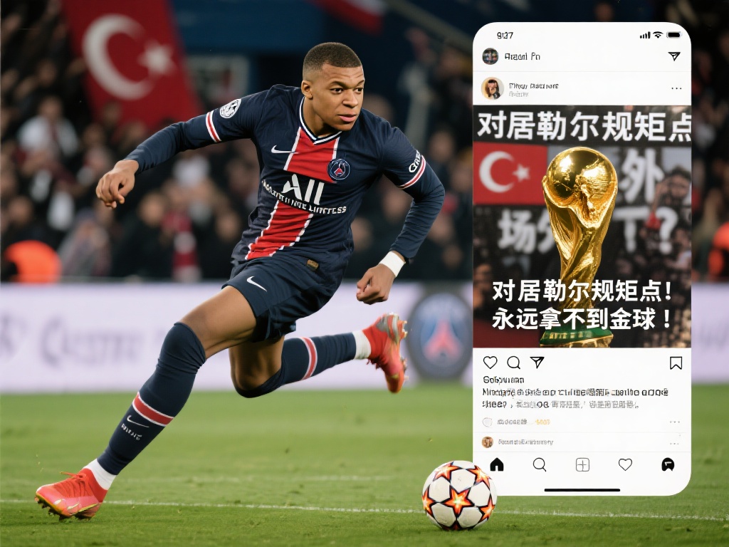 姆巴佩遭土耳其球迷围攻：金球梦被嘲讽