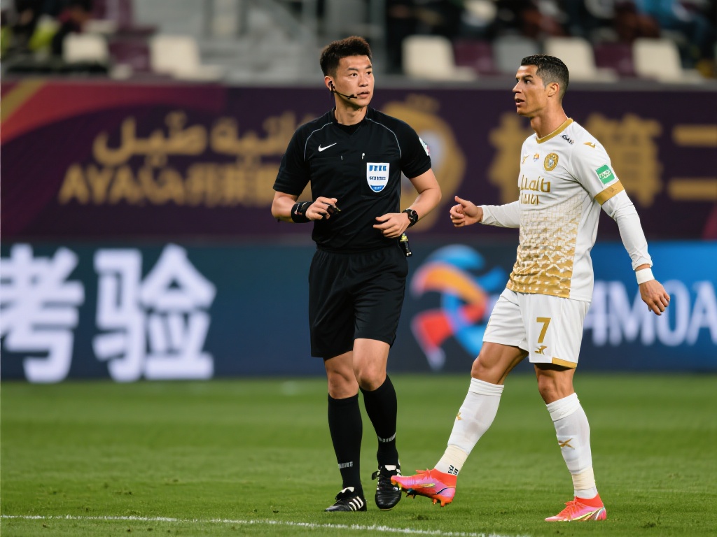 马宁执法关键亚冠战，费哈挑战利雅得胜利C罗迎来大考